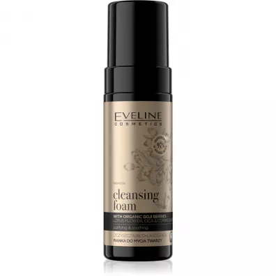 Eveline Cosmetics Organic Gold oczyszczaj�co-�agodz�ca pianka do mycia twarzy 150 ml