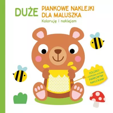 Du�e piankowe naklejki dla maluszka. Mi�