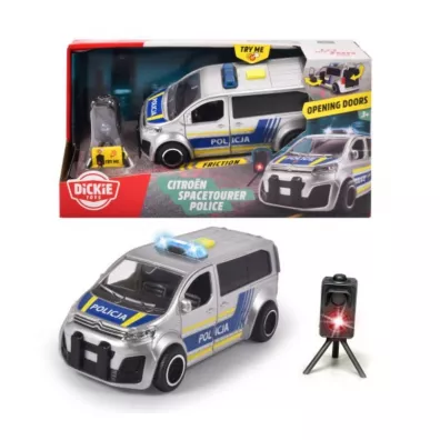 Radiowz policyjny z fotoradarem SOS 15cm Dickie Toys