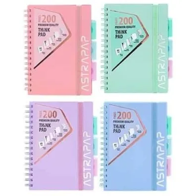 Ko�ozeszyt B5/100k PP Pastel mix ASTRA