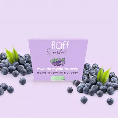 Fluff Facial Cleansing Mousse mus do mycia twarzy Le�ne Jagody 100 g