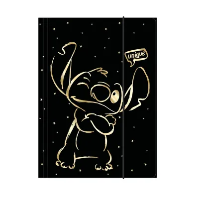 Patio Teczka A4 z gumk� Disney Gold Stitch wz�r 1
