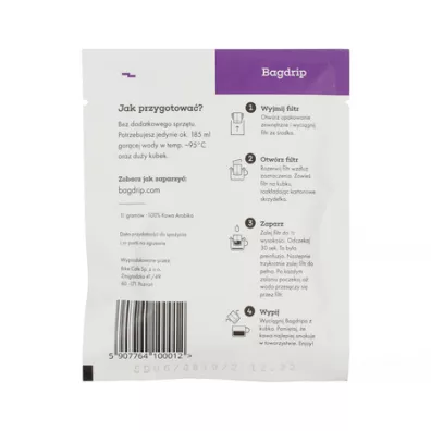 Bagdrip Etiopia filtr z kaw� mielon� 11 g