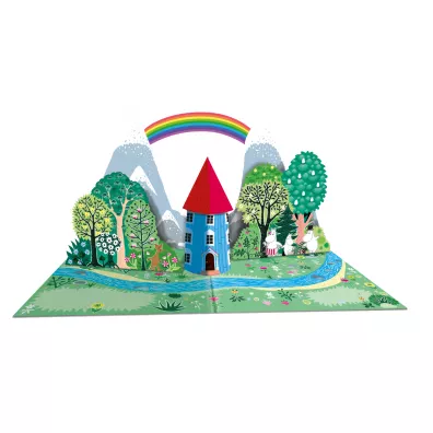 Muminki szukaj domu. Pop-up