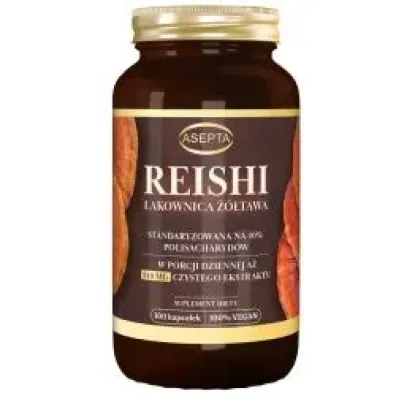 Asepta Reishi standaryzowane na 40% suplement diety 100 kaps.
