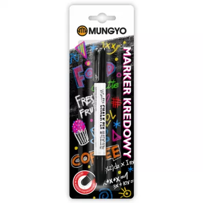 Marker kredowy MUNGYO czarny na blistrze