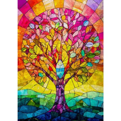Puzzle 1000 Kryszta�owe drzewo Enjoy