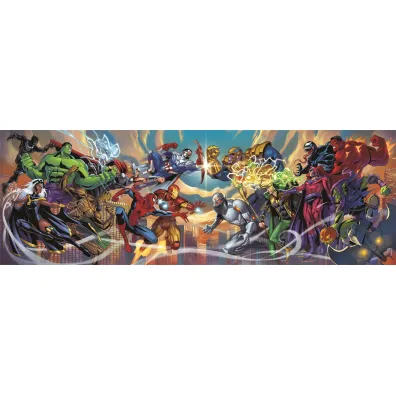 Puzzle 1000 el. Panorama Compact - Marvel Heroes Clementoni