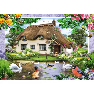 Puzzle 500 el. Wiejski domek Schmidt