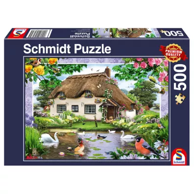Puzzle 500 el. Wiejski domek Schmidt