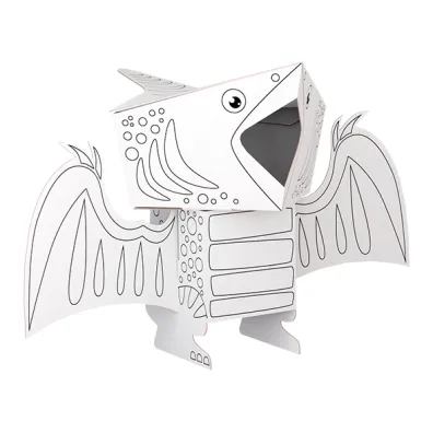 Monumi Kolorowanka 3D Cube head Dino - PTERODACTYL 3l+