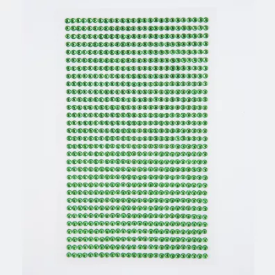 Dalprint Kryszta�ki samoprzylepne Light green 3 mm 806 szt.