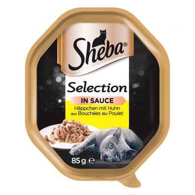 Sheba Selection mokra karma dla kota z kurczakiem w sosie tacka 85 g