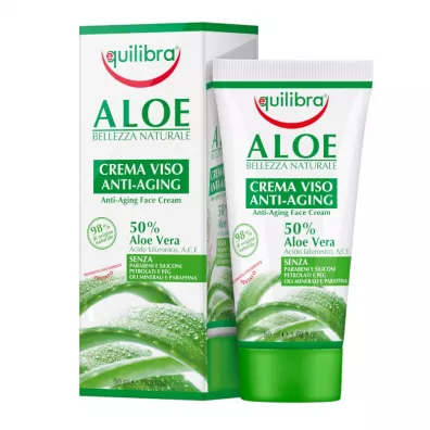 Equilibra Aloe Anti-Aging Face Cream aloesowy przeciwstarzeniowy krem do twarzy 50 ml