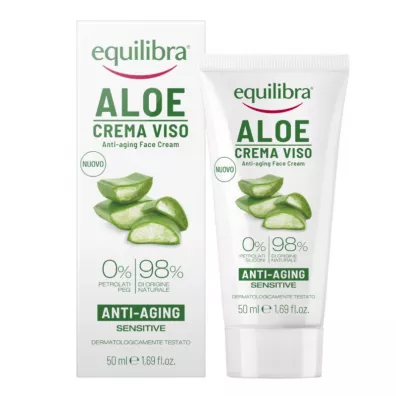 Equilibra Aloe Anti-Aging Face Cream aloesowy przeciwstarzeniowy krem do twarzy 50 ml