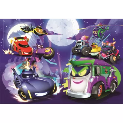 Puzzle 60 el. Maxi SuperColor. Batwheels Clementoni