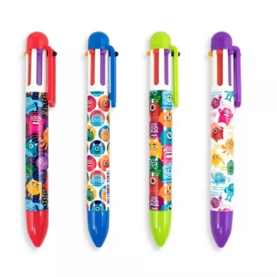 Kolorowe Baloniki Dugopis Mechaniczny Potworki 6 kolorw