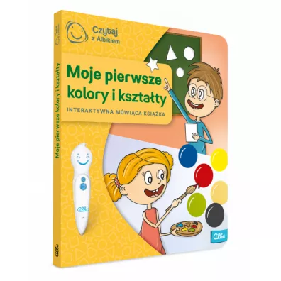 Czytaj z Albikiem. Moje pierwsze kolory i kszta�ty. Interaktywna m�wi�ca ksi��ka