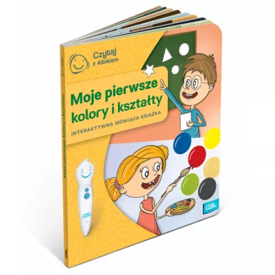 Czytaj z Albikiem. Moje pierwsze kolory i kszta�ty. Interaktywna m�wi�ca ksi��ka
