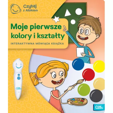 Czytaj z Albikiem. Moje pierwsze kolory i kszta�ty. Interaktywna m�wi�ca ksi��ka
