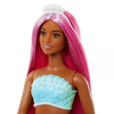 Barbie. Lalka Syrenka Koralowy ogon HRR04 Mattel