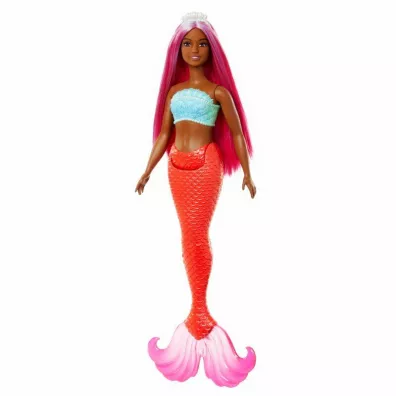 Barbie. Lalka Syrenka Koralowy ogon HRR04 Mattel