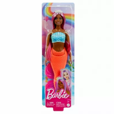 Barbie. Lalka Syrenka Koralowy ogon HRR04 Mattel