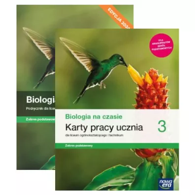 Pakiet Biologia na czasie 3. Podr�cznik i Karty pracy ucznia dla liceum og�lnokszta�c�cego i technikum. Zakres podstawowy. Edycja 2024 - Barbara Januszewska-Hasiec, Jacek Paw�owski, Jolanta Holeczek, Renata Stencel