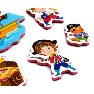 Puzzle Gra magnetyczna - Piraci Roter Kafer