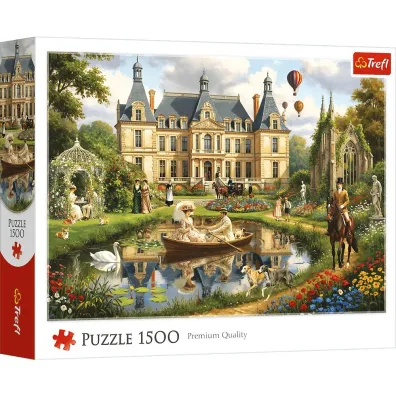 Puzzle 1500 Pa�ac nad wod� TREFL