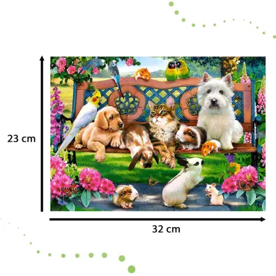 Puzzle 180 el. Zwierz�ta w parku Castorland
