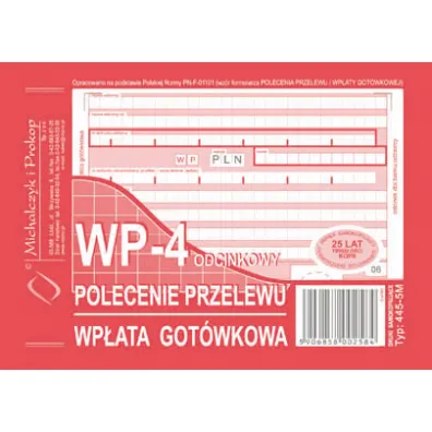 Michalczyk i Prokop Polecenie przelew�w A6 445-5