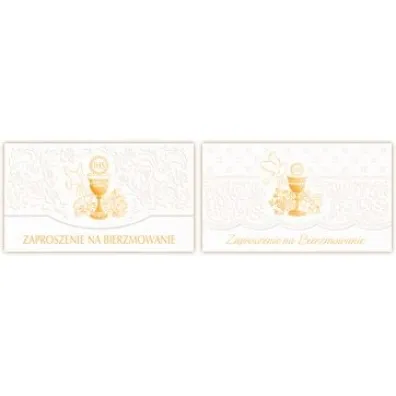 Merigraf Zaproszenie bierzmowanie op.10szt mix
