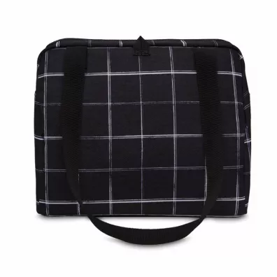 Pack It Torba termiczna na lunch z rczkami, czarna krata
