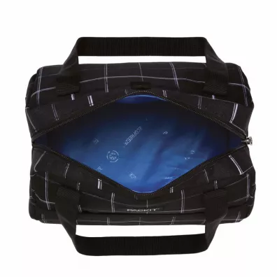 Pack It Torba termiczna na lunch z rczkami, czarna krata