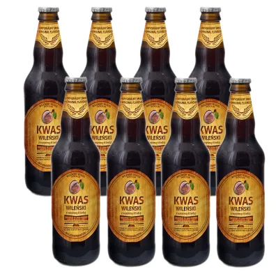 Pbe Kwas chlebowy Wile�ski ze �liwk� Zestaw 8 x 500 ml