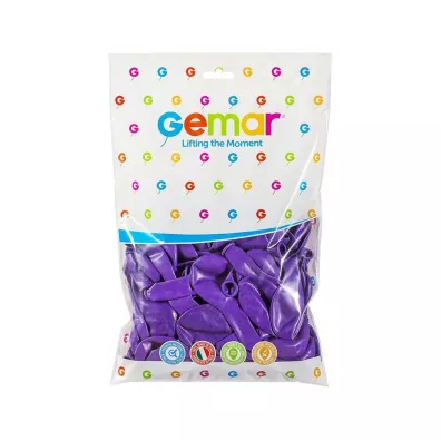 Gemar Balon G110 pastel 12" fioletowy 100 szt.