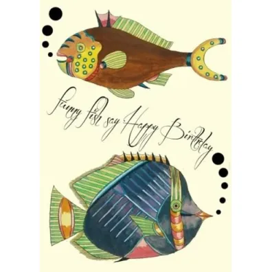 Madame Treacle Karnet B6 z kopert� Urodziny Ryby 3