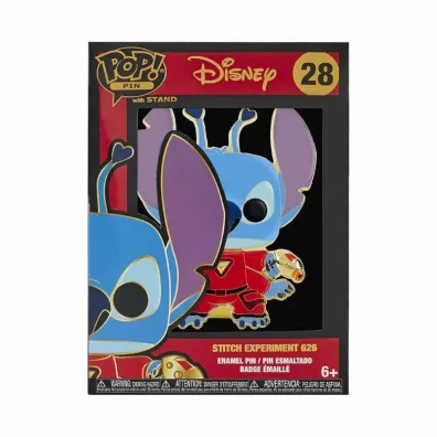 PROMO FUNKO POP PIN FIGURKA Disney Stitch Experiment 626 WDPP0075