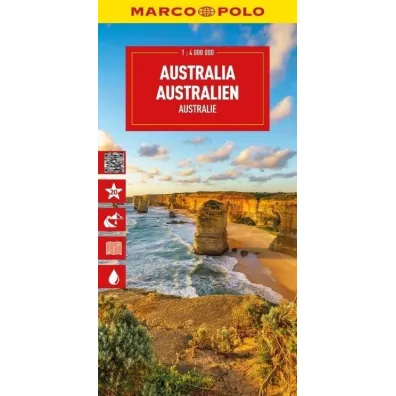 Mapa drogowa Australia 1:4 000 000