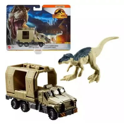 Matchbox. Jurassic World Transporter z Welocirapto Mattel