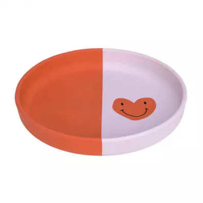 Lassig Talerzyk silikonowy dla dzieci Happy Rascals Heart lavender