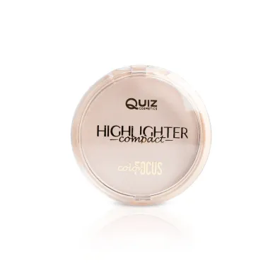 Quiz Cosmetics Color Focus Highlighter Powder puder roz�wietlaj�cy wzbogacony Witamin� E N&deg;01 Pink 10 g