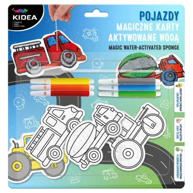 ZEST KREAT MAGICZNE KARTY POJAZDY KIDEA B/C Derform