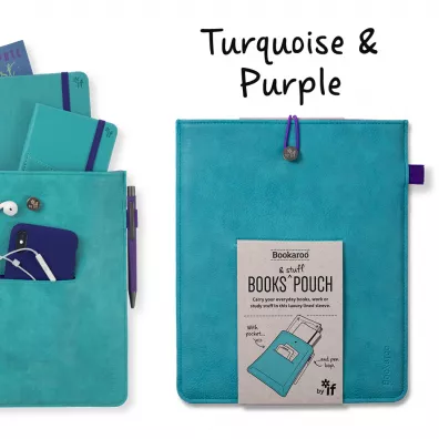 If Bookaroo Books & Stuff - etui na ksi��k� turkusowe