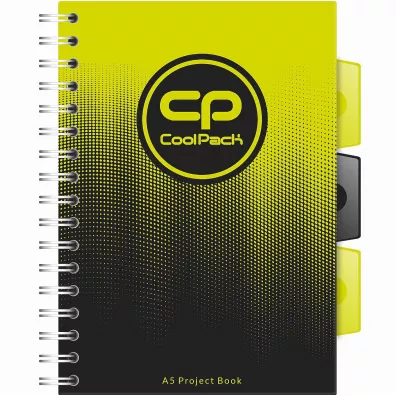 Koozeszyt A5 Gradient Lemon 03005 CoolPack kratka 100 kartek