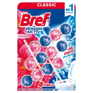 Bref WC Power Aktiv Zawieszka myj�co-zapachowa do muszli WC 3 x 50 g