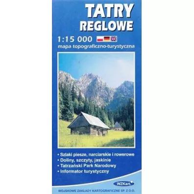 Mapa Tatry Reglowe 2014 1:15 000 WZKart