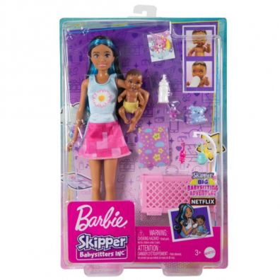 Barbie Skipper zestaw opiekunka HJY34 Mattel