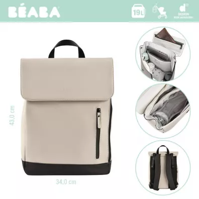 Beaba Plecak dla rodzica Oslo Clay 19 l